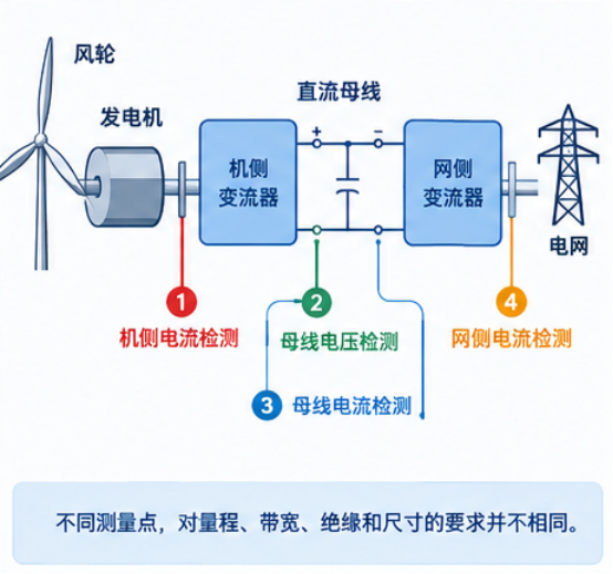 15兆瓦风机进入商业化风场，变流器里的电流检测也该换档了