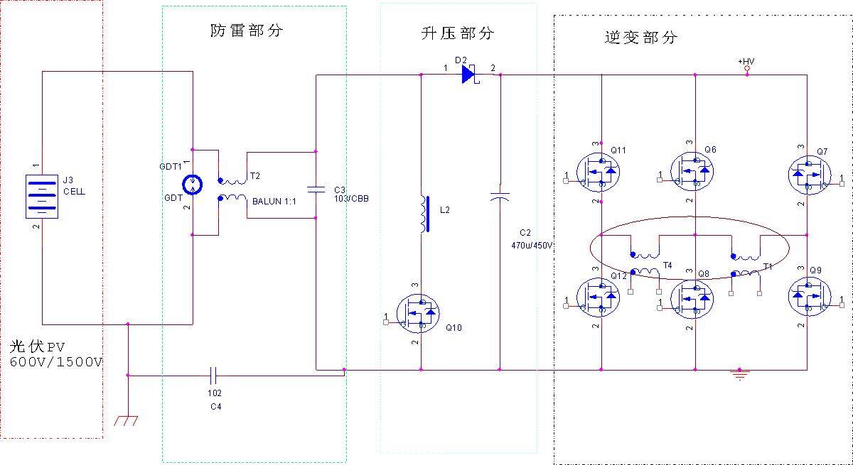 芯森电流电压传感器在光伏系统中的应用-组串式/集中式光伏系统逆变器